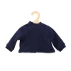 Así dukketøj til Leo og Leonora babydukke, str. 46 cm, Langærmet t-shirt - Marineblå