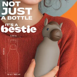 Asobu Bestie Animal Thermal Drink Bottle, 460 ml - Horse