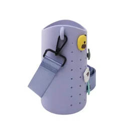 Asobu Sling Silicone Strap Bottle Bag, Purple