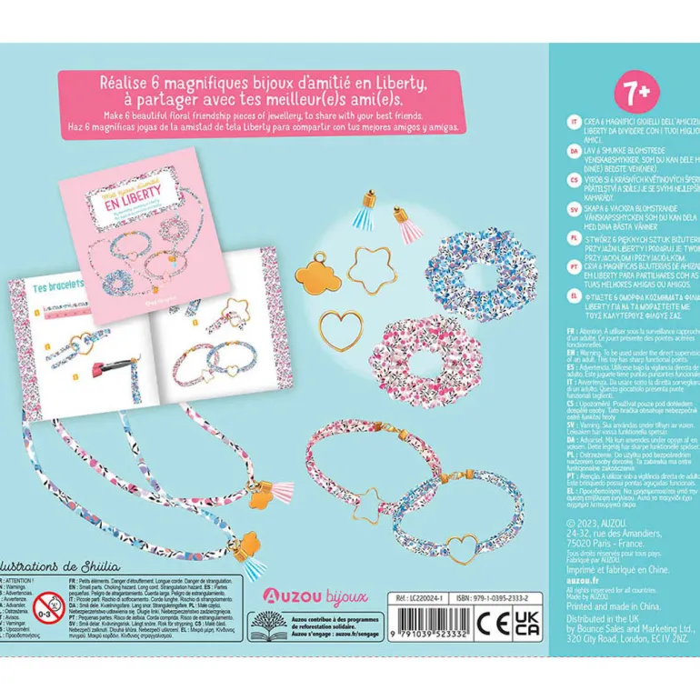 Auzou DIY Jewelry Kit, Jewellery Factory - Friendship Bracelets