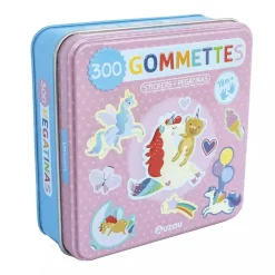 Auzou Sticker Tin, Unicorns