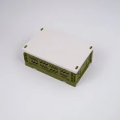 Aykasa Lid for Mini Folding Crate, Coconut Milk
