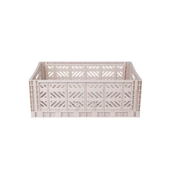 Aykasa Maxi Folding Crate, Coconut Milk