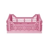 Aykasa Midi Folding Crate, Baby Pink