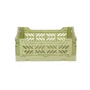 Aykasa Mini Folding Crate, Lime Cream
