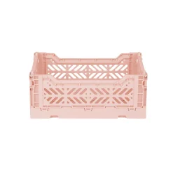 Aykasa Mini Folding Crate, Milk Tea