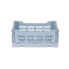 Aykasa Mini Folding Crate, Pale Blue