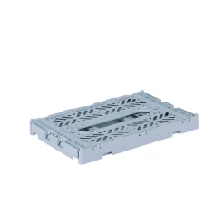 Aykasa Mini Folding Crate, Pale Blue