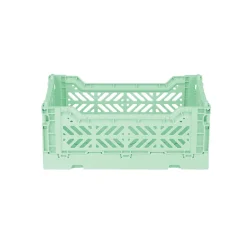 Aykasa Mini Folding Crate, Warm Mint