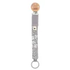 Bibs Liberty Pacifier Chain, Capel Fossil Grey