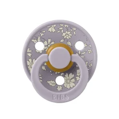 Bibs Liberty, 2-pack Color, natural rubber pacifiers, size 2 – Capel – Fossil Grey Mix