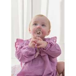 Bibs Liberty, 2-pack Color, natural rubber pacifiers, size 2 – Capel – Fossil Grey Mix
