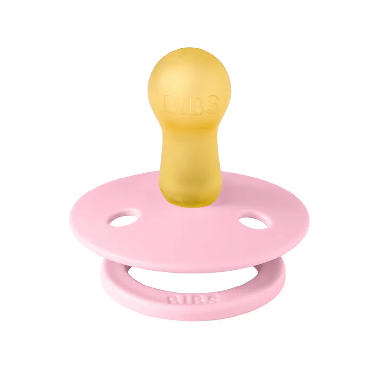 Bibs Natural Rubber Pacifier, 2-Pack, Size 2 - Moomin, Dreaming - Baby Pink Mix