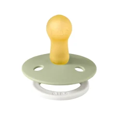 Bibs Pacifier in Natural Rubber, Size 2 – Sage GLOW