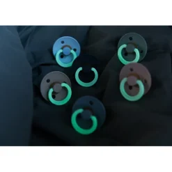 Bibs Pacifier in Natural Rubber, Size 2 – Sage GLOW