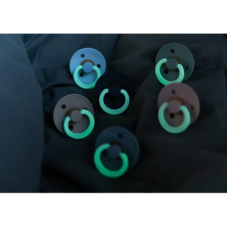 Bibs Pacifier in Natural Rubber, Size 2 – Sage GLOW