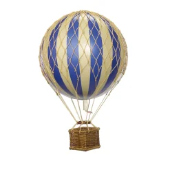 Blue Hot Air Balloon - 18 cm