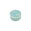Bon Dep Jewelry Box with Liberty Print, Round - Capel Soft Teal