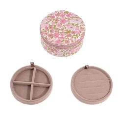 Bon Dep Jewelry Case with Liberty Print, Round – Poppy and Daisy