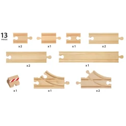 Brio Starter Pack, Tracks - 13 Pieces