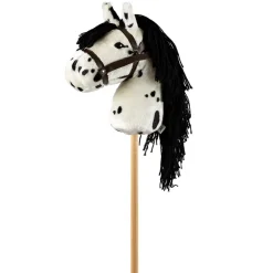 By Astrup Hobby Horse, White with Spots
