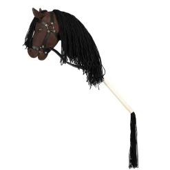 By Astrup Hobby Horse with Open Mouth and Removable Tail, Brown