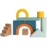 By Astrup Wooden Blocks in Tray - Blue
