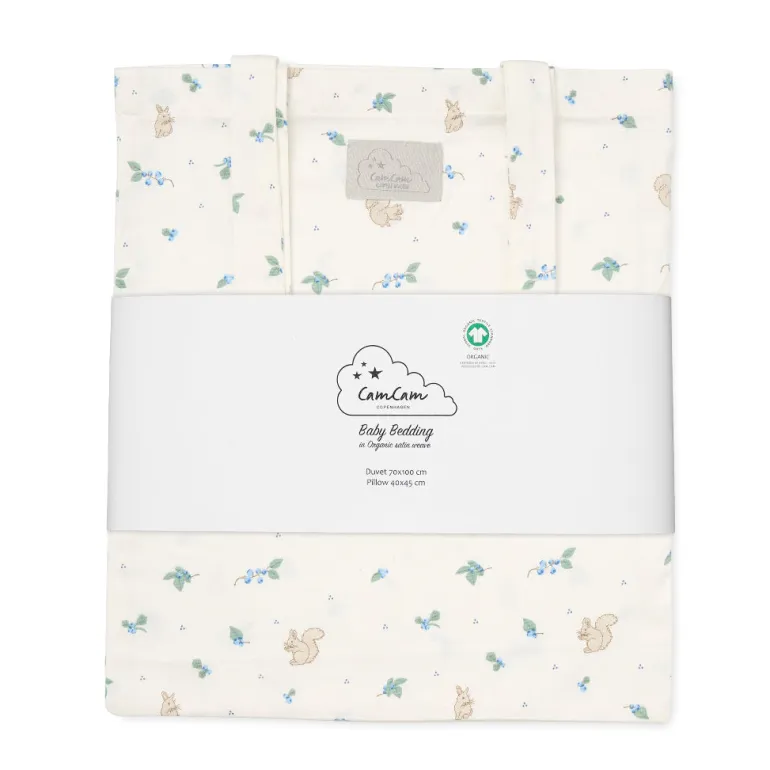 Cam Cam Baby Bedding, Organic - Blueberries