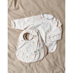 Cam Cam Bib with Sleeves, Bows
