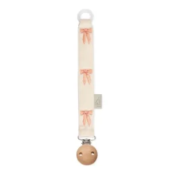 Cam Cam Embroidered Pacifier Chain, Organic - Bows