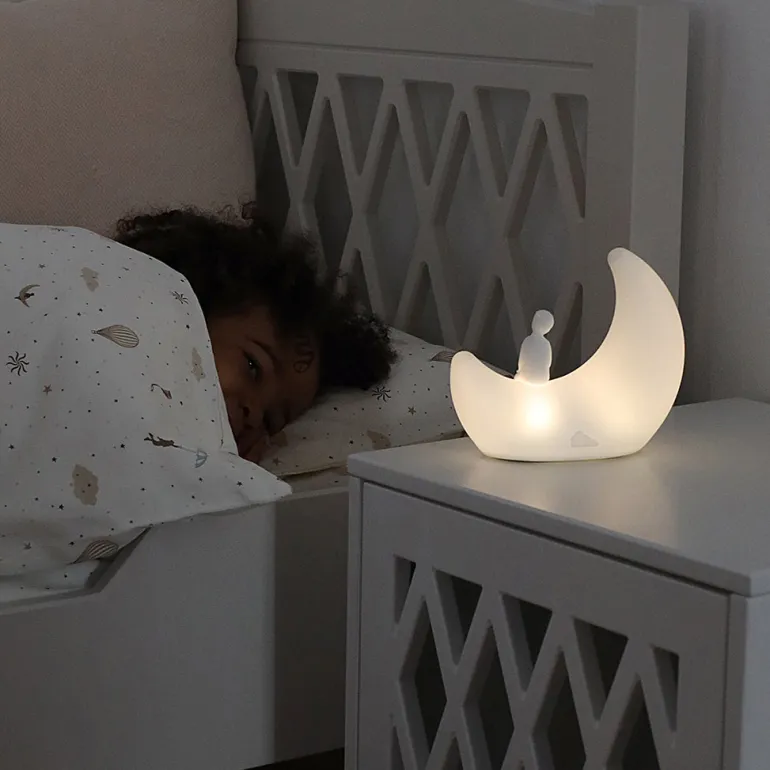 Cam Cam Night Lamp, Moon Light - Off-White