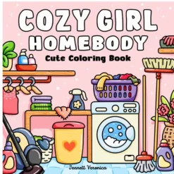 Cozy Girl Homebody Coloring Book