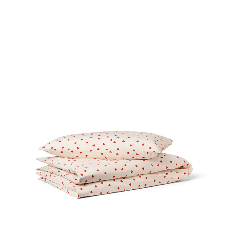Dear April, Junior Bedding Set with Hearts, Little Love