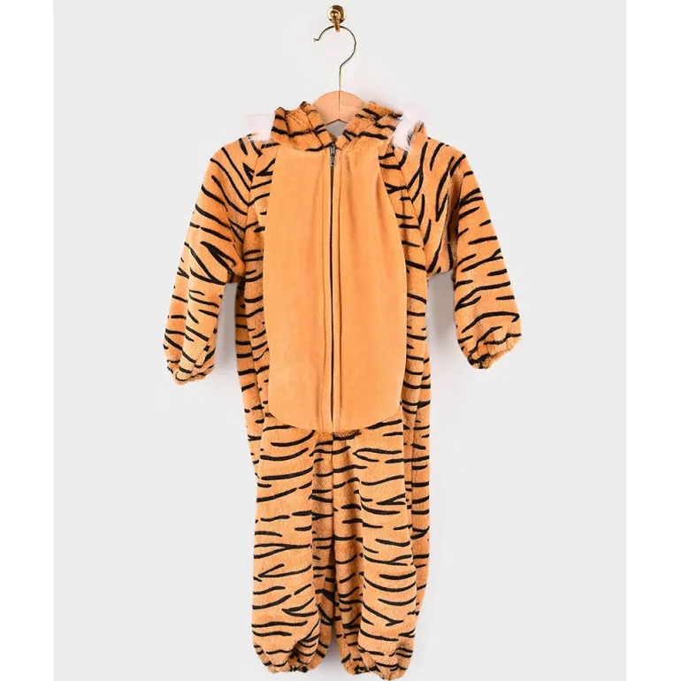 Den goda Fen Animal Costume, Tiger Jumpsuit - 12-18 Months and 18 Months-2 Years