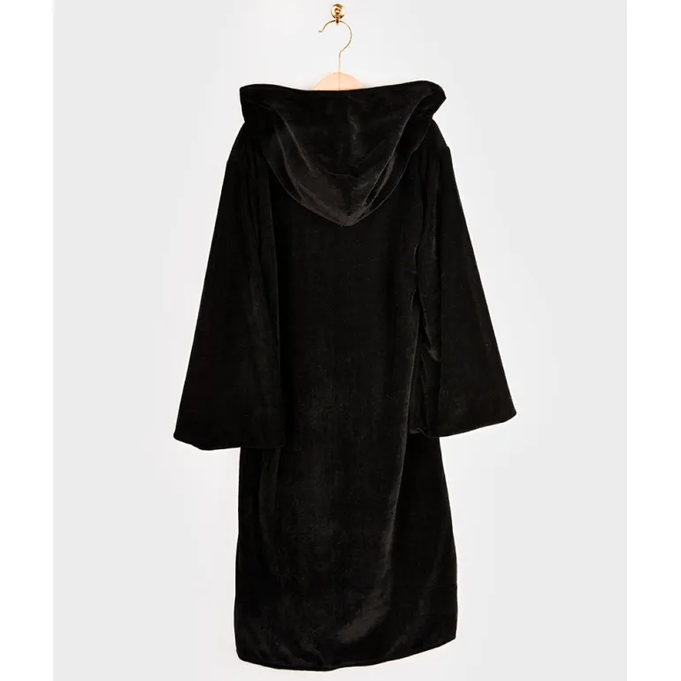 Den Goda Fen Costume, Black Halloween Cape - Size 4-6 Years