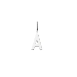 Design Letters Charm Pendant, 10 mm Silver Letter - A-Z