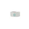 Design Letters Hope Ring, Silver - Soft Green - Size 50-56