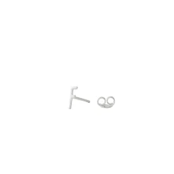 Design Letters Stud Earrings with Arne Jacobsen Letter – Silver A-Z