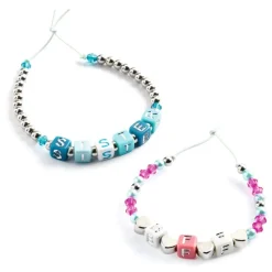 Djeco Beads, Alphabet, Silver