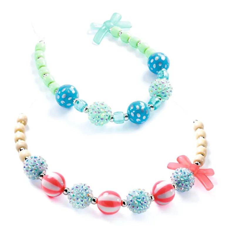 Djeco Beads, Bubble, Silver