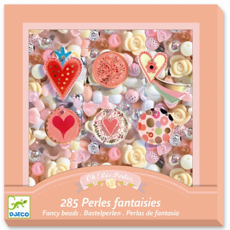 Djeco Bead Set, Hearts