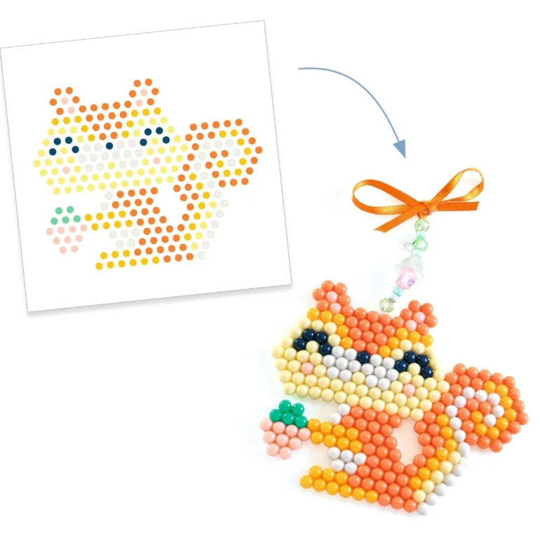 Djeco Creative Water Beads, Fuzzy Friends