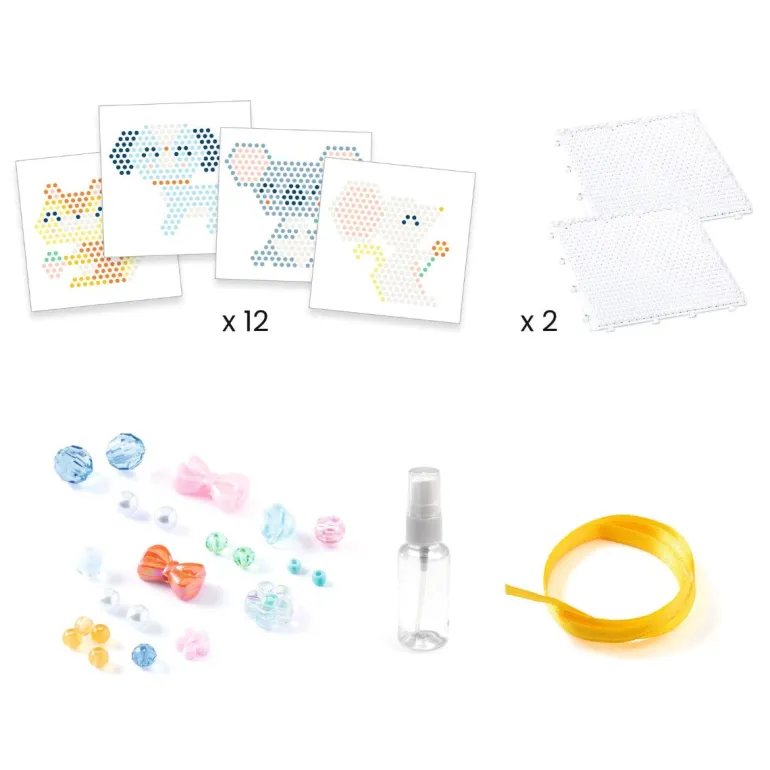 Djeco Creative Water Beads, Fuzzy Friends