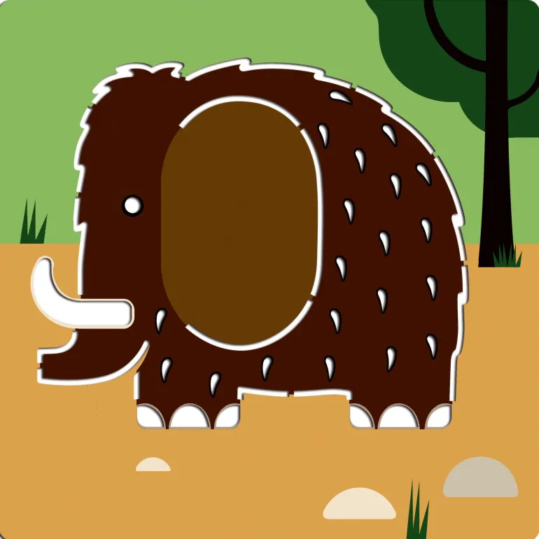 Djeco Drawing Templates, Dino