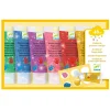 Djeco Finger Paints, 6 Sparkle Colors in Tubes