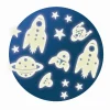 Djeco Glow-in-the-Dark Wall Sticker, Space