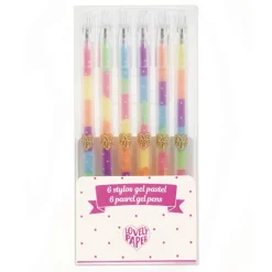 Djeco Lovely Paper, Gel Pens - Pastel