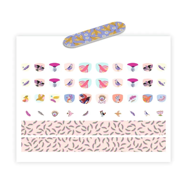 Djeco Nail Stickers, Feather