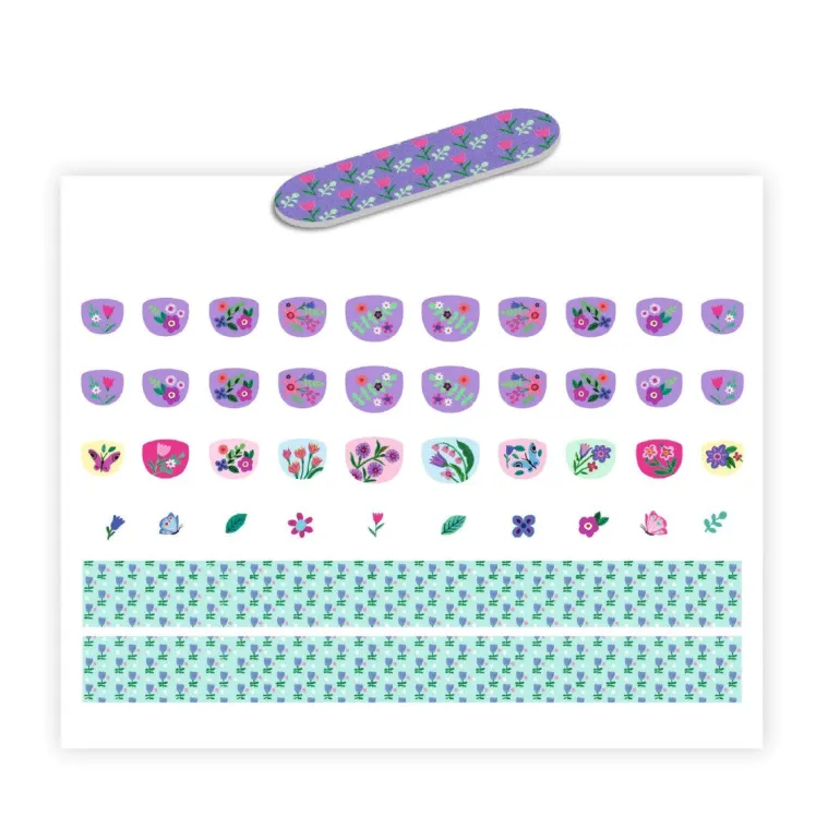 Djeco Nail Stickers – Petite Flowers