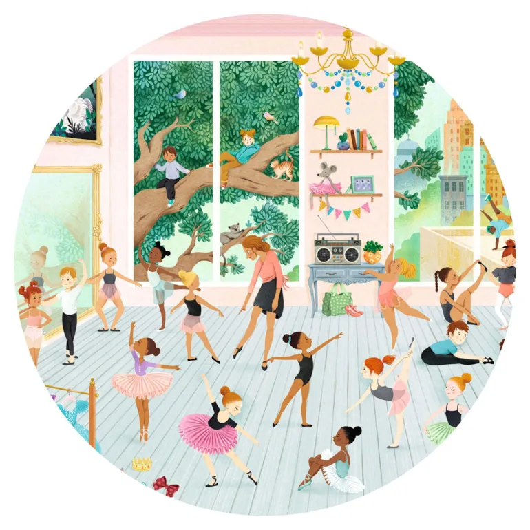 Djeco Observation Puzzle, Dance School - 100 Pieces